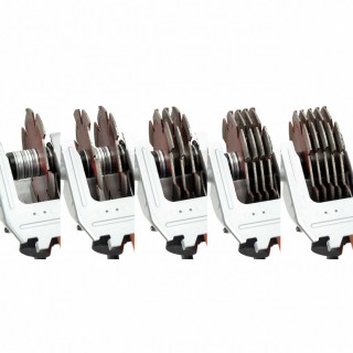 Tarcze z odginanymi rogami do betonu zbrojonego zamontowane na wale