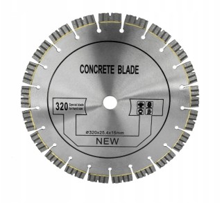 Diamantový kotúč na rezanie betónu (pre WT320)