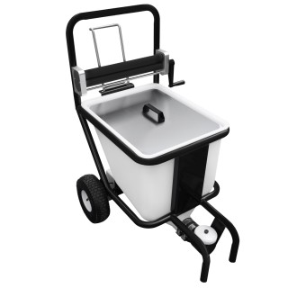 Košový zásobník na farbu a tmel 60 l