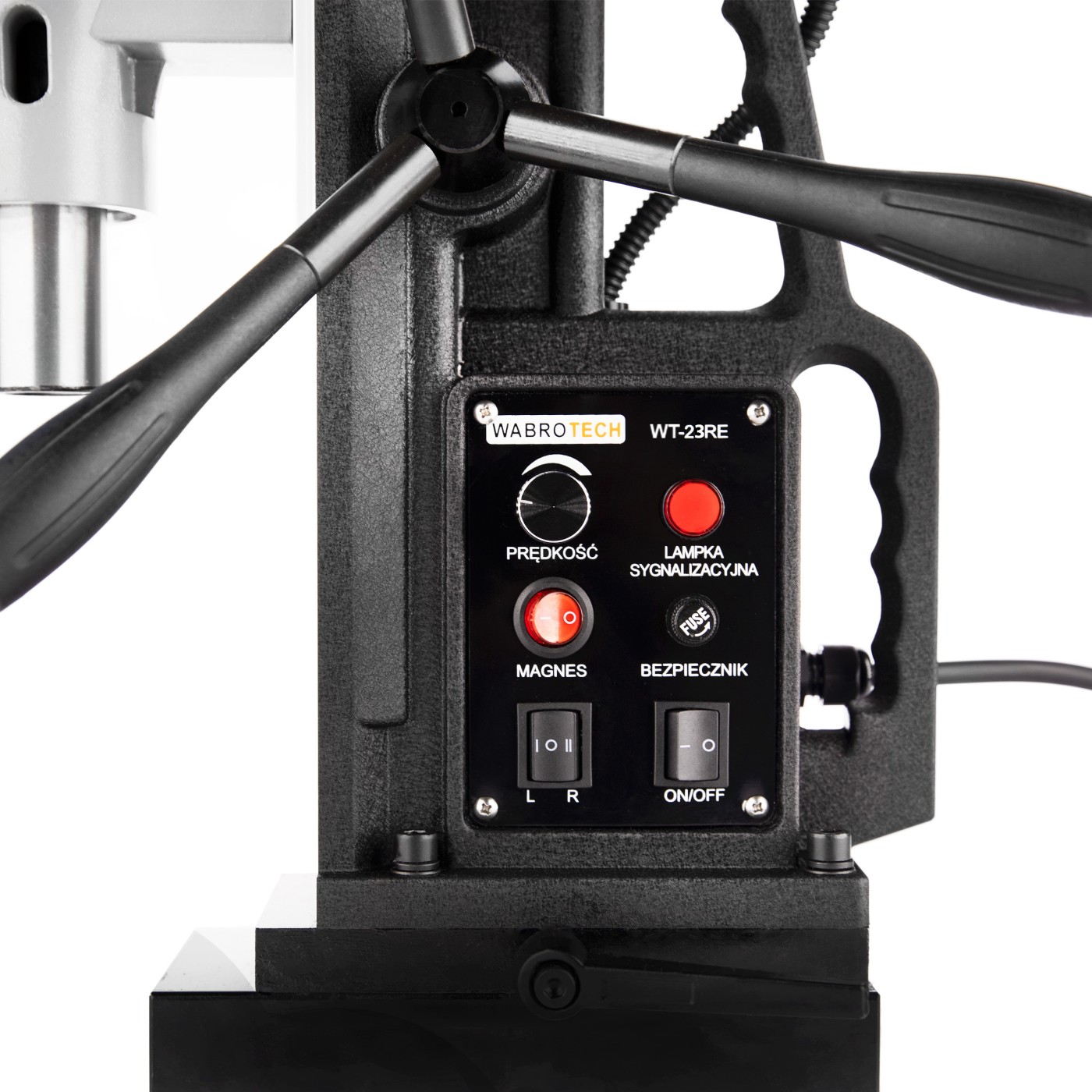 WT23RE-W - ovládaci panel