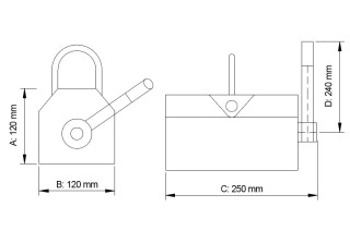 Magnetický zdvihák PML-6