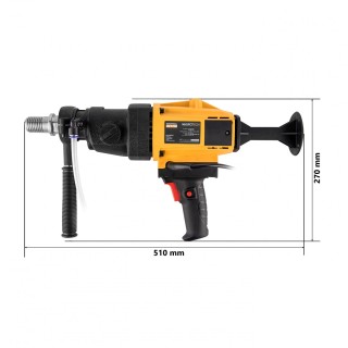 Diamantová jadrová vŕtačka na sklopnom stojane WT112